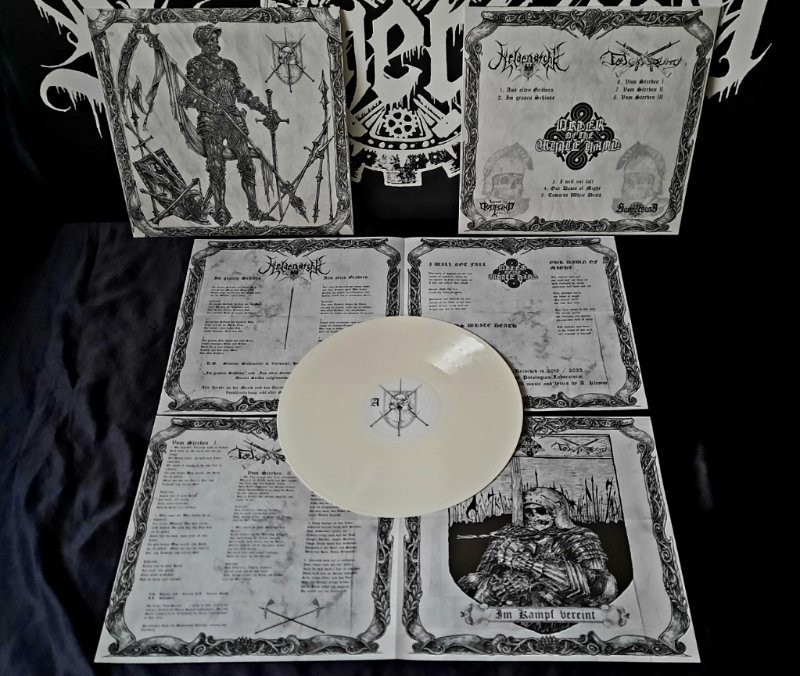 TOTENBURG / HELDENASCHE / ORDER OF THE WHITE HAND - Im Kampf vereint Split 12" LP (White Vinyl)