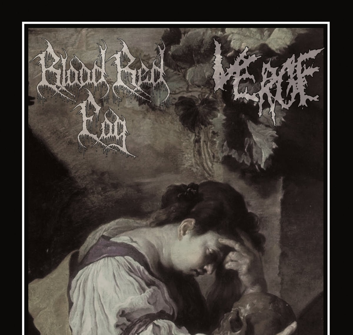 BLOOD RED FOG ​/ ​VERGE – Prism Of Darkness​ /​ Second Mortification Split 7" EP