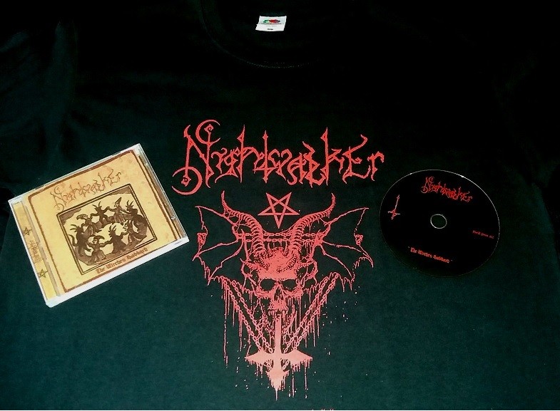 Nightwalker CD und T - Shirt Paket