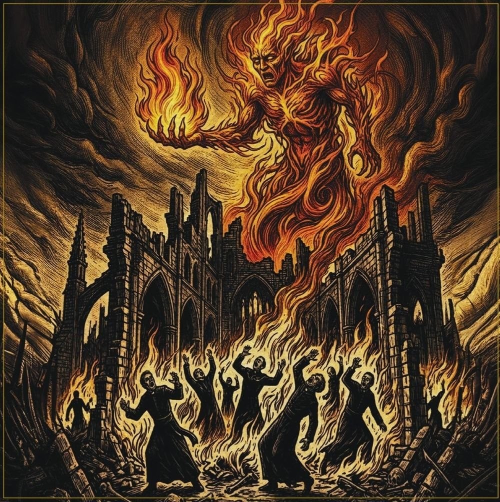 HELLCHAINS / MUSTA LASKI - Burning Temples Maggots Split CD