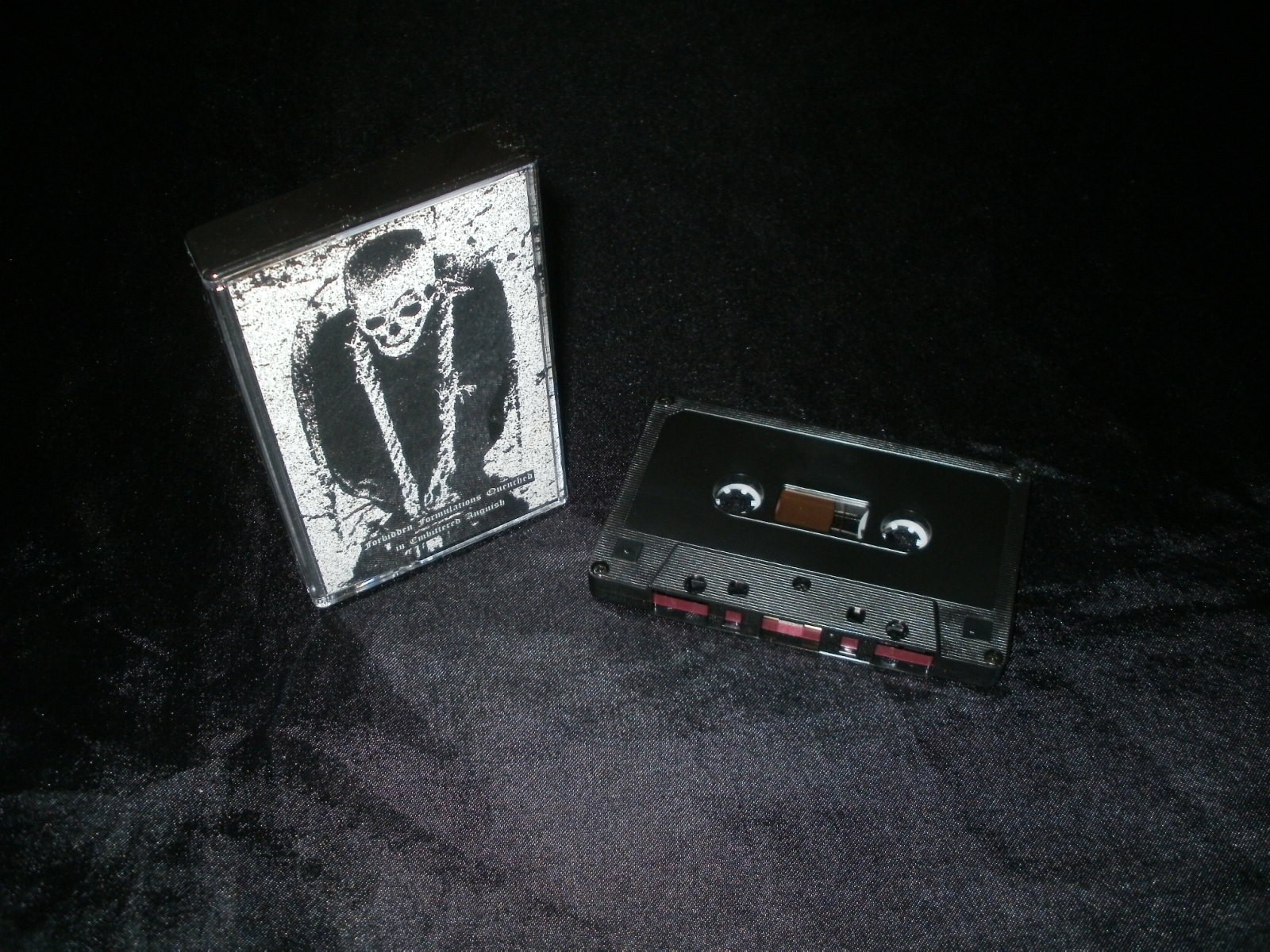 FUNERARY TEMPLE / MEGALITH GRAVE - Forbidden Formulations Quenched in Embittered Anguish Tape 