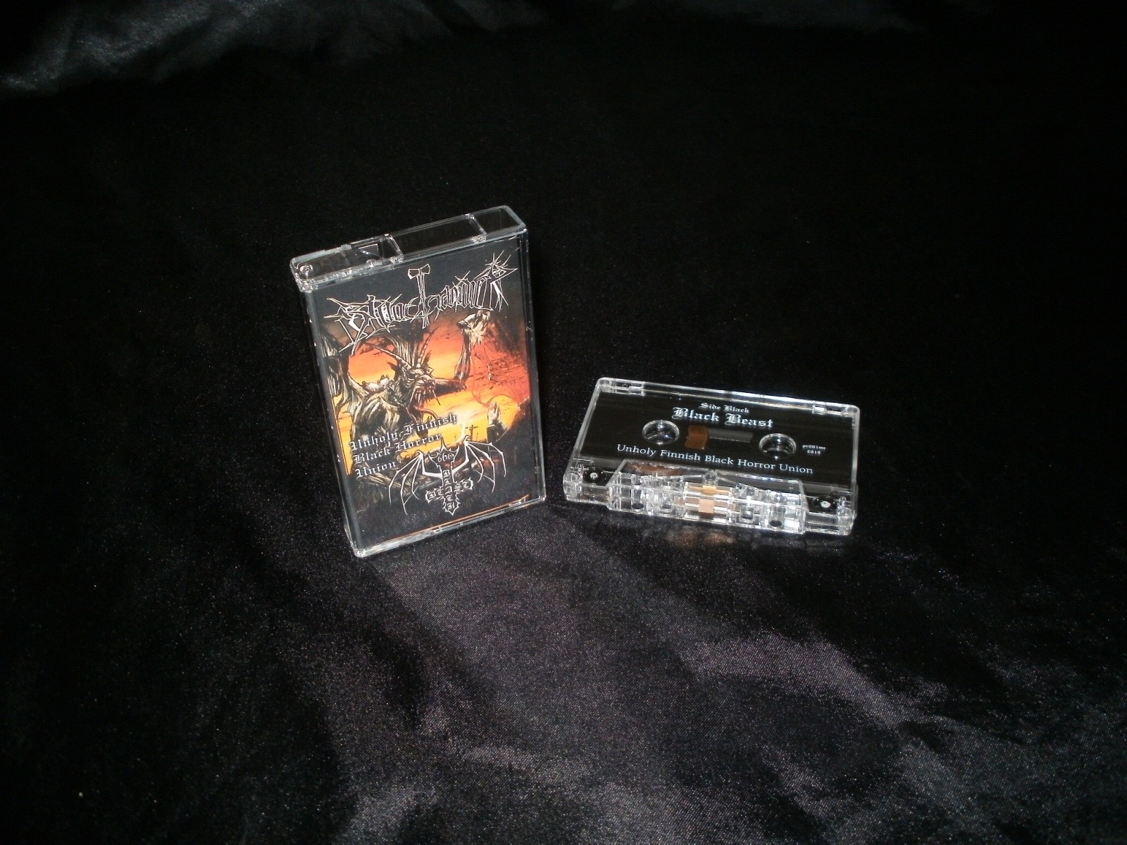 BLACK BEAST / BLOODHAMMER - Unholy Finnish Black Horror Union Pro - Tape