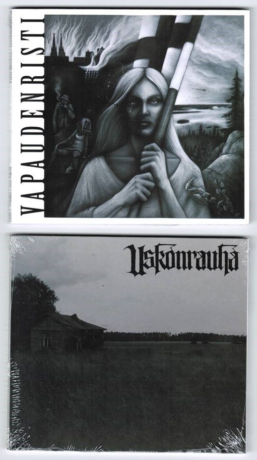 VAPAUDENRISTI / USKONRAUHA - Split Digipak CD