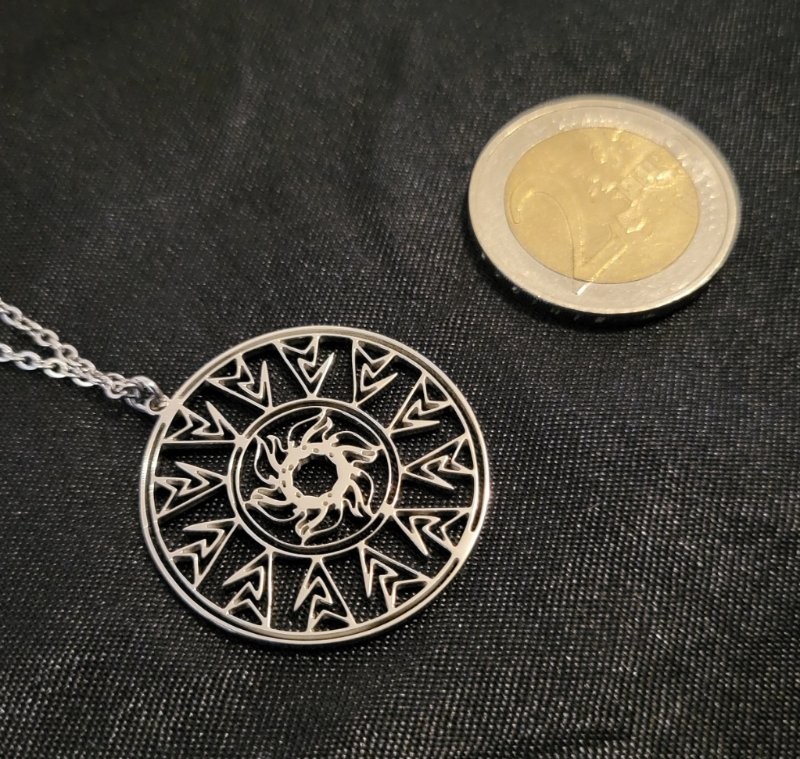 VRIL-SONNE - Ketten Anhäner mit Kette (mittel)