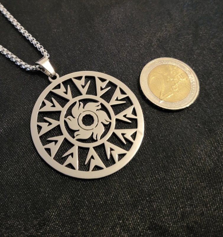 VRIL-SONNE - Ketten Anhäner mit Kette (Groß)