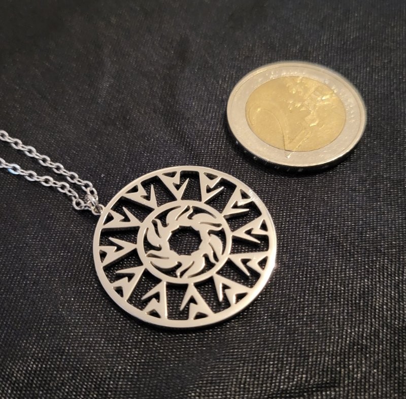 VRIL-SONNE - Ketten Anhäner mit Kette (klein)