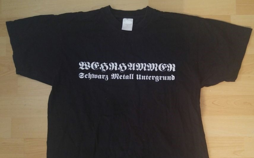 WEHRHAMMER - Schwarzes Eisen T - Shirt Front