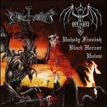 BLACK BEAST / BLOODHAMMER - Unholy Finnish Black Horror Union CD