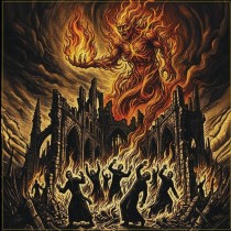 HELLCHAINS / MUSTA LASKI - Burning Temples Maggots Split CD