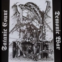 SATANIC COUNT / DEMONIC WAR - Satanic War Split CD