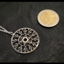 VRIL-SONNE - Kettenanhänger mit Kette (klein) 