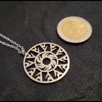 VRIL-SONNE - Kettenanhänger mit Kette (klein)