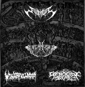 WINTERFULLMOON / FUNEREUS / SATANIZER / GENOCIDE BEAST – Split CD