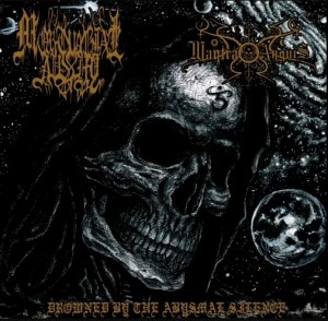 MANATRA ANGUIS / MORTUARIAL AVSHY - Drowned by the Abysmal Silence Split CD